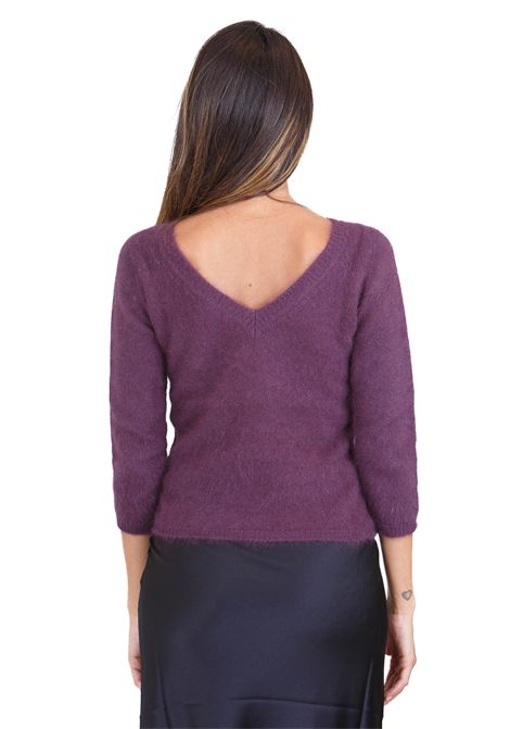 Maglia girocollo con maniche a tre quarti ROBERTO COLLINA | Maglie | 30002F3036